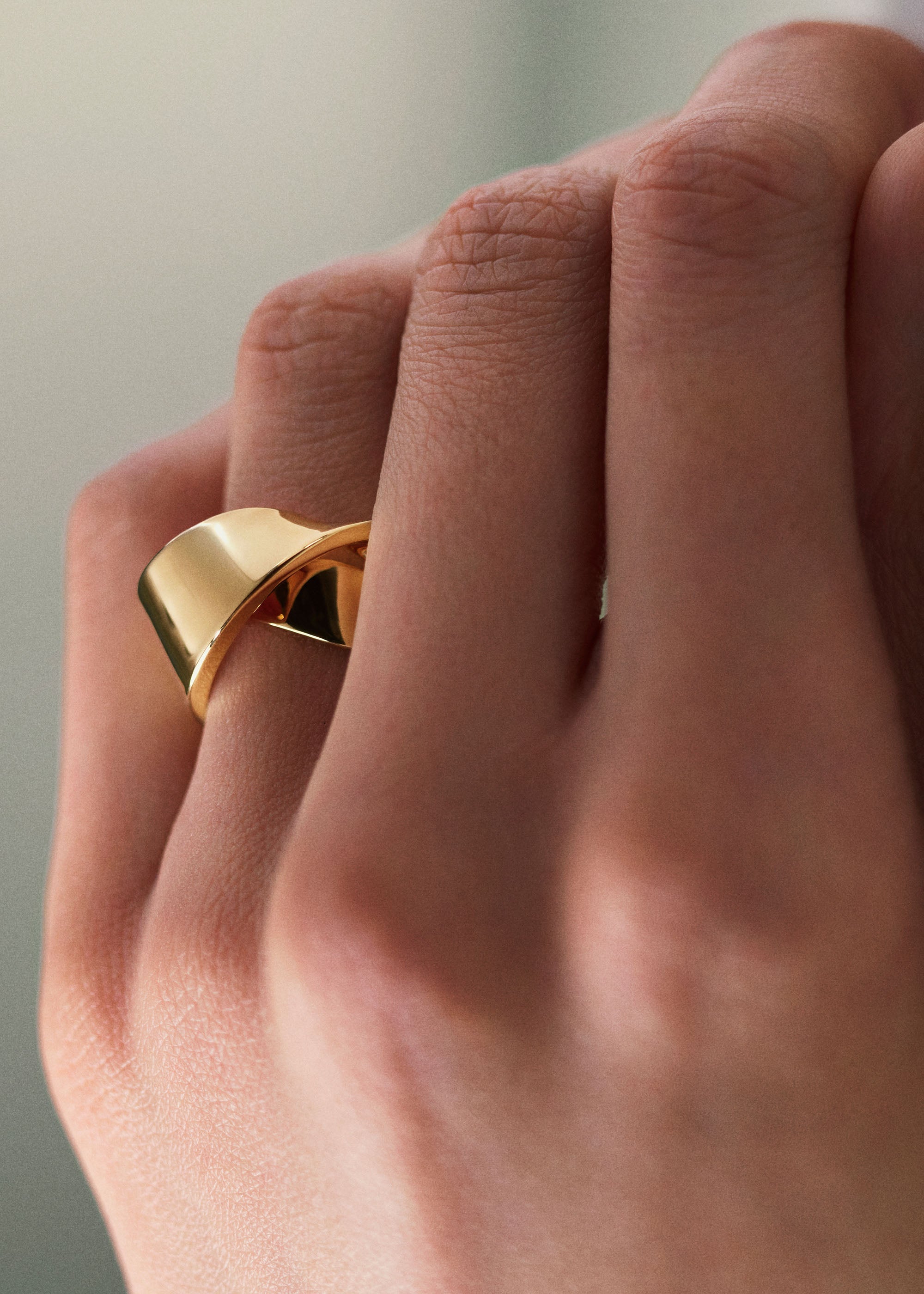 Spiralen Ring Éole - Goldedition 24 Karat vergoldet