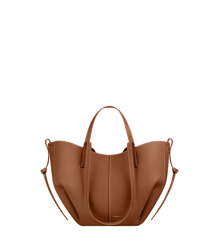 Cyme Mini - Camel Genarbtes Leder