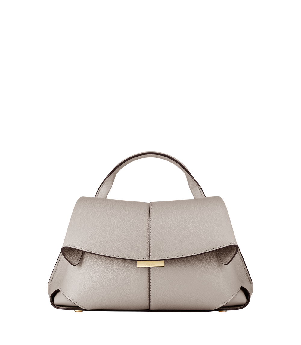 Mokki Mini - Nebel Genarbtes Leder