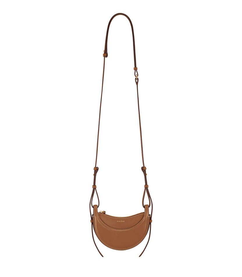 Numéro Dix Micro - Camel Glattes Leder