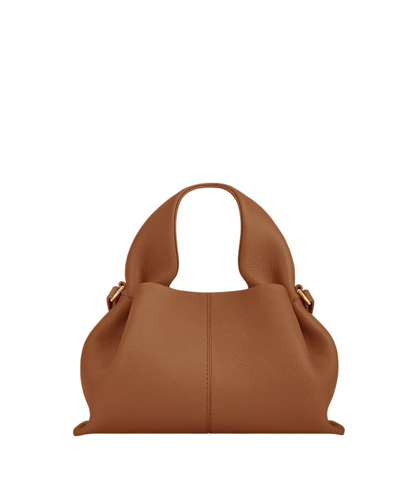 Numéro Neuf Mini - Camel Genarbtes Leder